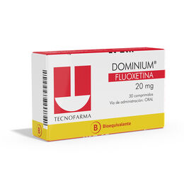 Dominium Fluoxetina 20mg 30 Comprimidos