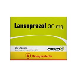LANSOPRAZOL CÁPSULAS CON GRÁNULOS CON RECUBRIMIENTO ENTÉRICO 30 mg