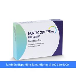 Nurtec ODT Rimegepant 75mg Liofilizado Oral 2 Unidades