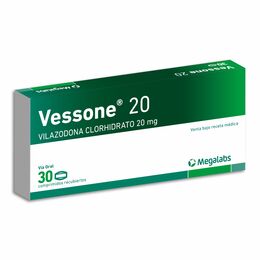 VESSONE 20 COMPRIMIDOS RECUBIERTOS 20 mg (VILAZODONA CLORHIDRATO)