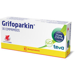 Grifoparkin Carbidopa / Levodopa 25/250 30 Comprimidos
