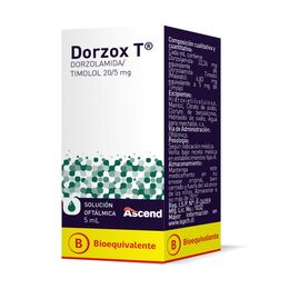 T Dorzolamida - Timolol Oftálmica 5ml