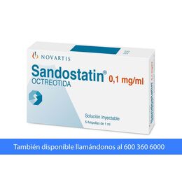 SANDOSTATIN SOLUCIÓN INYECTABLE 0,1 mg/mL