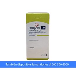 SIMPONI IV SOLUCIÓN CONCENTRADA PARA PERFUSIÓN 50 mg/4 mL