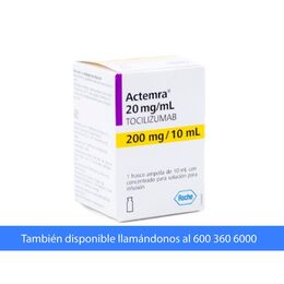 ACTEMRA CONCENTRADO PARA SOLUCIÓN PARA INFUSIÓN 200 mg/10 mL