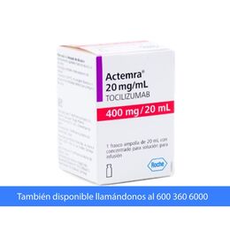 ACTEMRA CONCENTRADO PARA SOLUCIÓN PARA INFUSIÓN 400 mg/ 20 mL