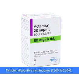 ACTEMRA CONCENTRADO PARA SOLUCIÓN PARA INFUSIÓN 80 mg/4 mL