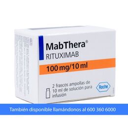 MABTHERA RECOMBINANTE SOLUCIÓN PARA PERFUSIÓN 100 mg/10 mL (RITUXIMAB)
