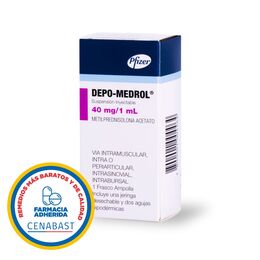 DEPO - MEDROL SUSPENSIÓN INYECTABLE 40 mg/1 mL