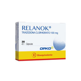 RELANOK CÁPSULAS 100 mg (TRAZODONA CLORHIDRATO)