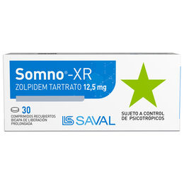 Somno XR Zolpidem 12.5mg 30 Comprimidos Recubiertos
