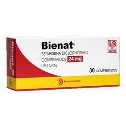 BIENAT COMPRIMIDOS 24 mg (BETAHISTINA DICLORHIDRATO)