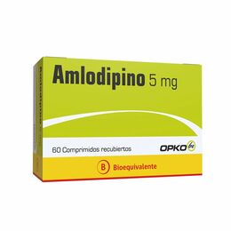 Amlodipino 5mg 60 Comprimidos