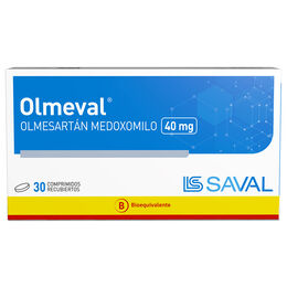 Olmeval (B) Olmesartán 40mg 30 Comprimidos Recubiertos