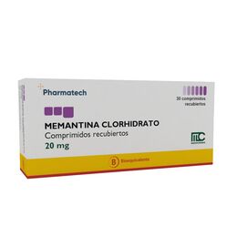 MANTOMED COMPRIMIDOS RECUBIERTOS 20 mg (MEMANTINA CLORHIDRATO)