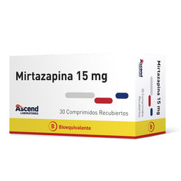 MIRTAZAPINA COMPRIMIDOS RECUBIERTOS 15 mg