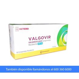 VALGOVIR COMPRIMIDOS RECUBIERTOS 450 mg