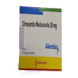 OLMESARTAN MEDOXOMILO COMPRIMIDOS RECUBIERTOS 20 mg