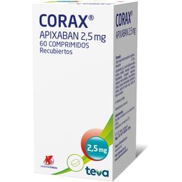 CORAX COMPRIMIDOS RECUBIERTOS 2,5 mg (APIXABÁN)
