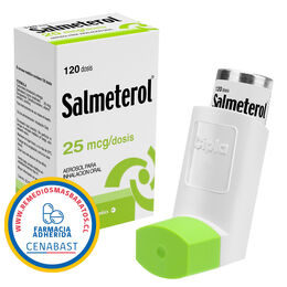 SALMETEROL AEROSOL PARA INHALACIÓN 25 mcg/dosis