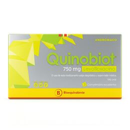 Quinobiot (B) Levofloxacino 750mg 7 Comprimidos Recubiertos
