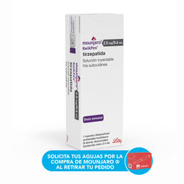 MOUNJARO KWIKPEN SOLUCIÓN INYECTABLE 2,5 mg/0,6 mL (TIRZEPATIDA)
