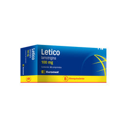 LETICO COMPRIMIDOS 100 mg (LAMOTRIGINA)