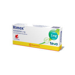 Rimox (B) Risperidona 1mg 30 Comprimidos Recubiertos