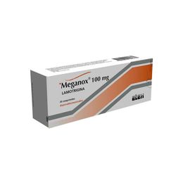MEGANOX COMPRIMIDOS DISPERSABLES/MASTICABLES 100 mg (LAMOTRIGINA)