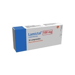 LAMICTAL COMPRIMIDOS DISPERSABLES/MASTICABLES 100 mg
