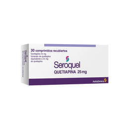 SEROQUEL COMPRIMIDOS RECUBIERTOS 25 mg