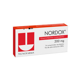 NORDOX COMPRIMIDOS RECUBIERTOS 200 mg (FENAZOPIRIDINA CLORHIDRATO)
