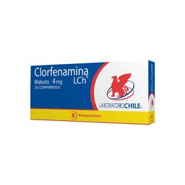 Clorfenamina (B) 4mg 20 Comprimidos