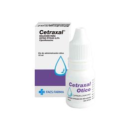 CETRAXAL SOLUCIÓN PARA GOTAS ÓTICAS 0,3%