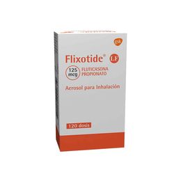Flixotide LF Fluticasona 125mcg Inhalación Bucal 120 Dosis
