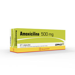 Amoxicilina (B) 500mg 21 Cápsulas
