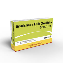 Amoxicilina Acido Clavulánico 500 125 20