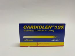 Cardiolen (B) Verapamilo 120mg 20 Cápsulas